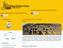 Tablet Screenshot of juanbedoya.com